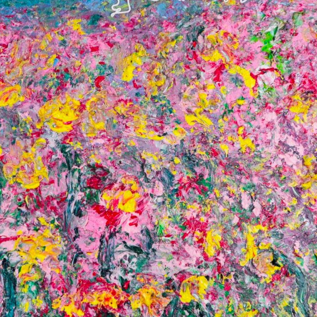 Lettre Humming n°95 - Expressionnisme abstrait Painting par Ji-an Kwon