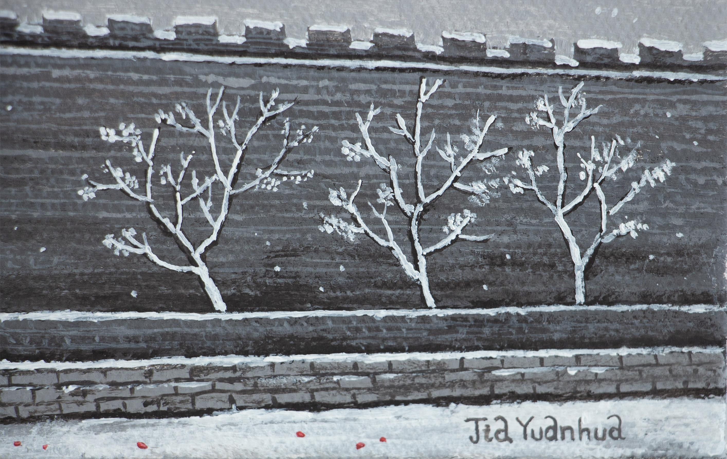 Arte contemporanea cinese di Jia Yuan-Hua - Bella neve in vendita 9