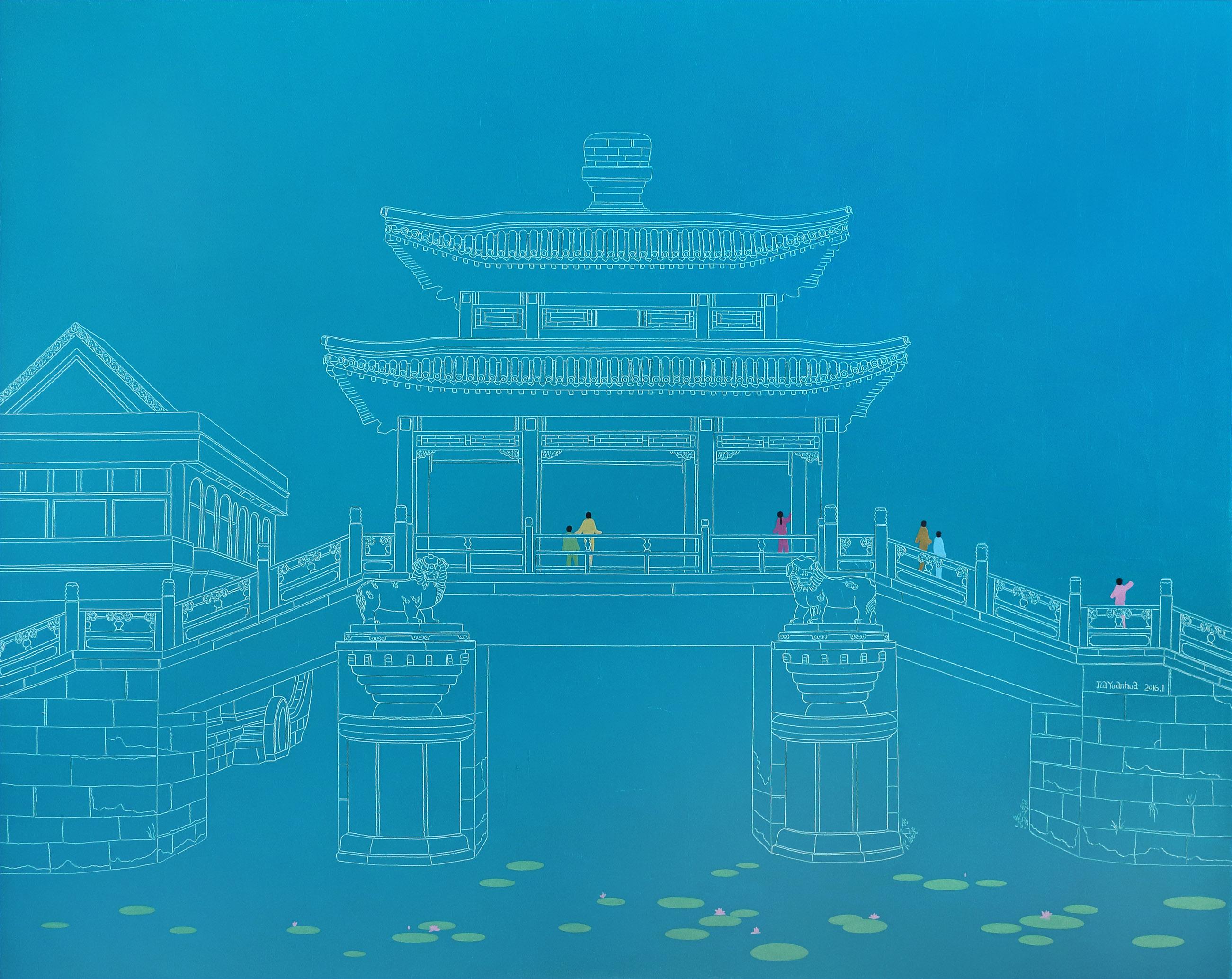 Chinese Contemporary Art by Jia Yuan-Hua - Breeze of Summer For Sale 1