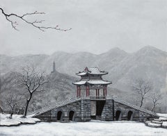 Chinese Contemporary Art by Jia Yuan-Hua - Bright Snow On The West Mountain