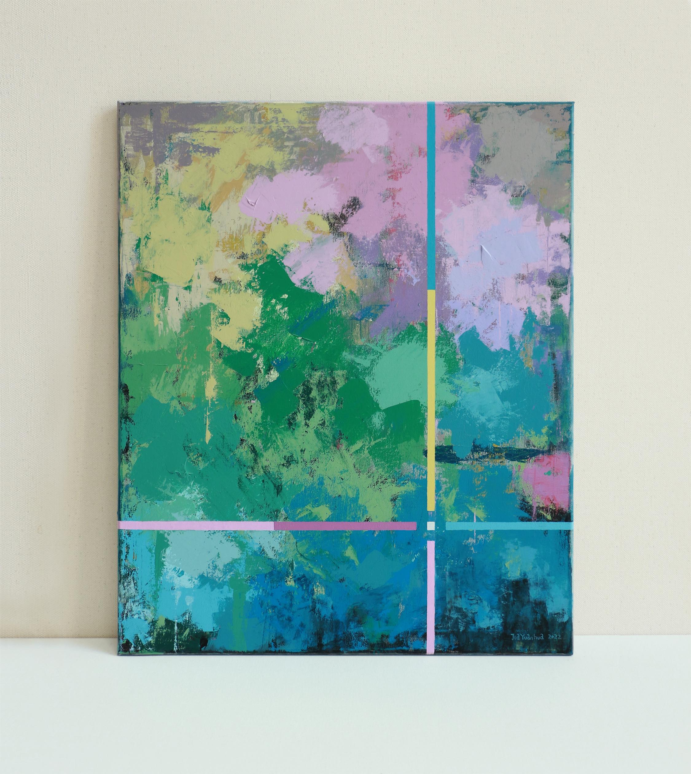 Art contemporain chinois de Yuan Yuan - Différent n° 3 - Contemporain Painting par Jia Yuan-Hua 