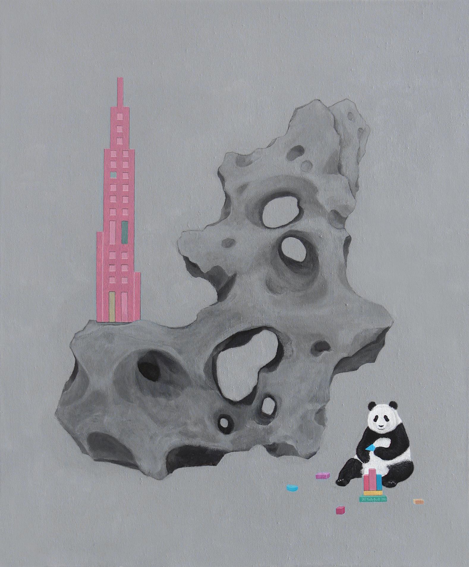 Chinese Contemporary Art by Jia Yuan-Hua - Dream Builder