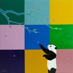 Arte contemporanea cinese di Jia Yuan-Hua - Fiori cadenti