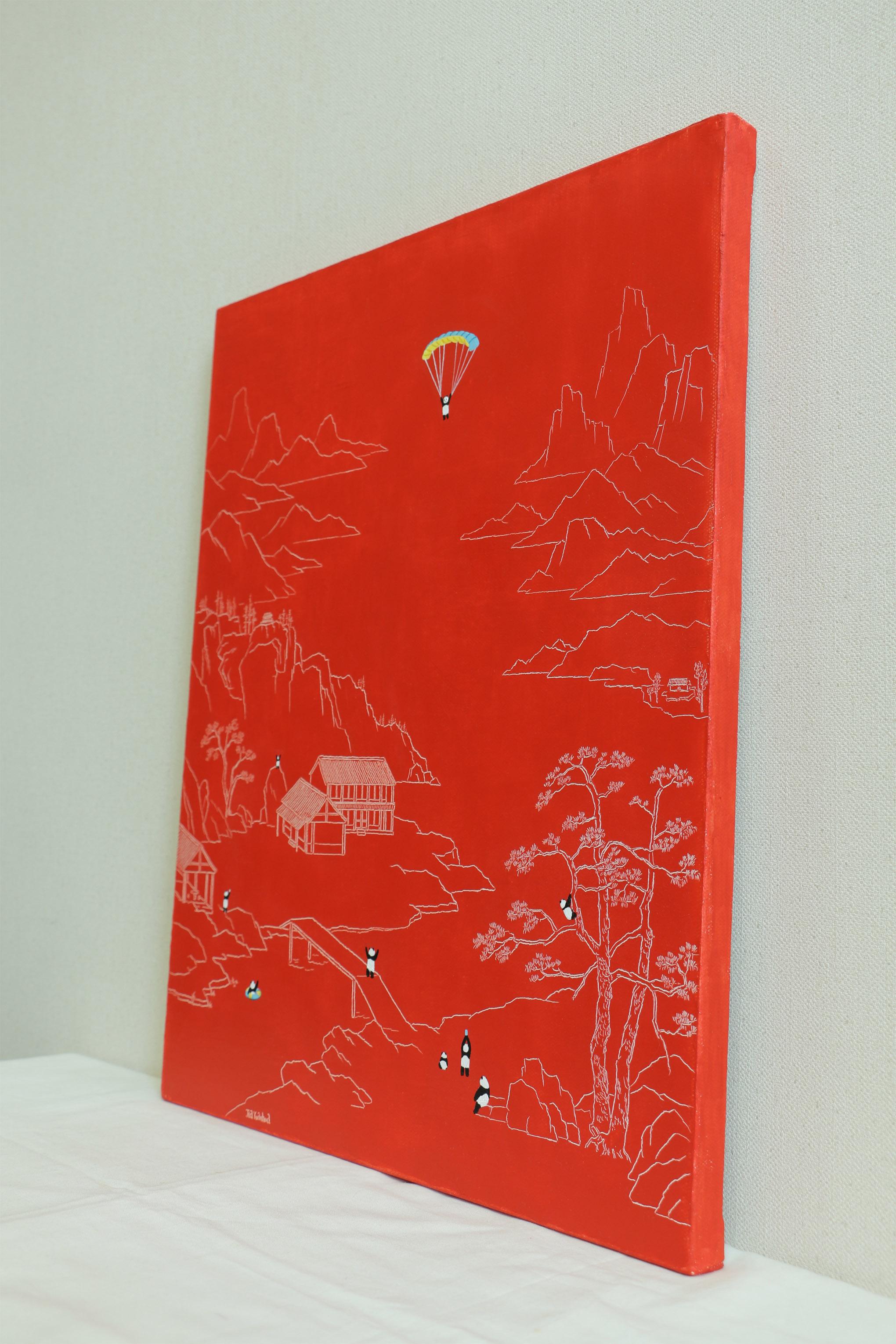 Chinese Contemporary Art by Jia Yuan-Hua - Little World No.9 For Sale 3