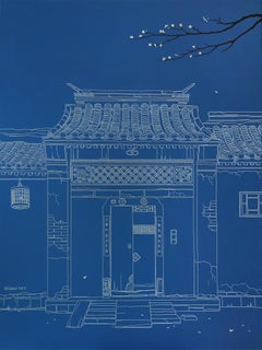 Chinese Contemporary Art by Jia Yuan-Hua - Night in Hutong