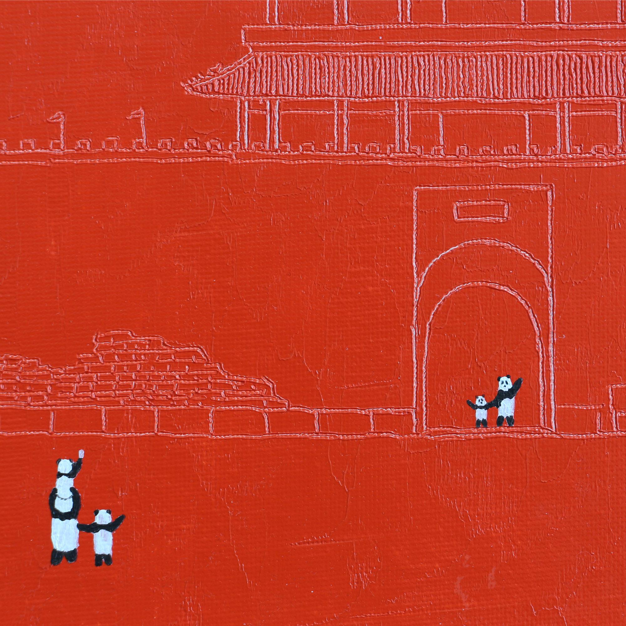 L'arte contemporanea cinese di Jia Yuan Yuan - On the Cloud in vendita 1
