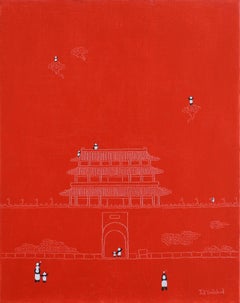 Chinese Contemporary Art by Jia Yuan-Hua - On the Cloud