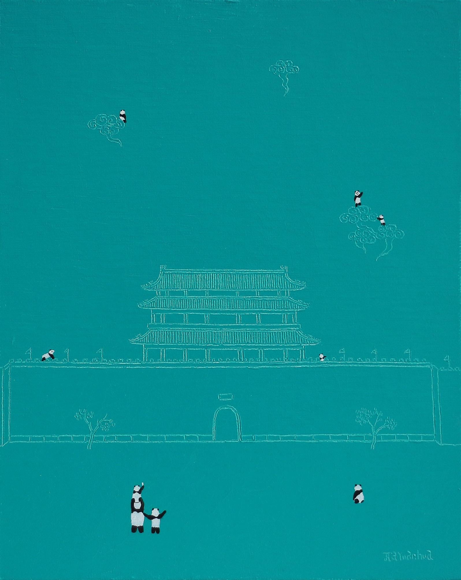 Chinese Contemporary Art by Jia Yuan-Hua - On the Cloud No.2