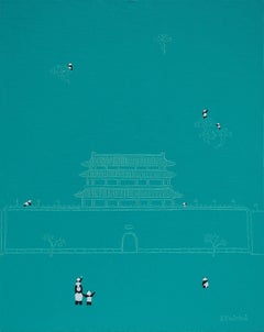 Chinesische zeitgenössische Kunst von Jia Yuan-Hua – On the Cloud No.2