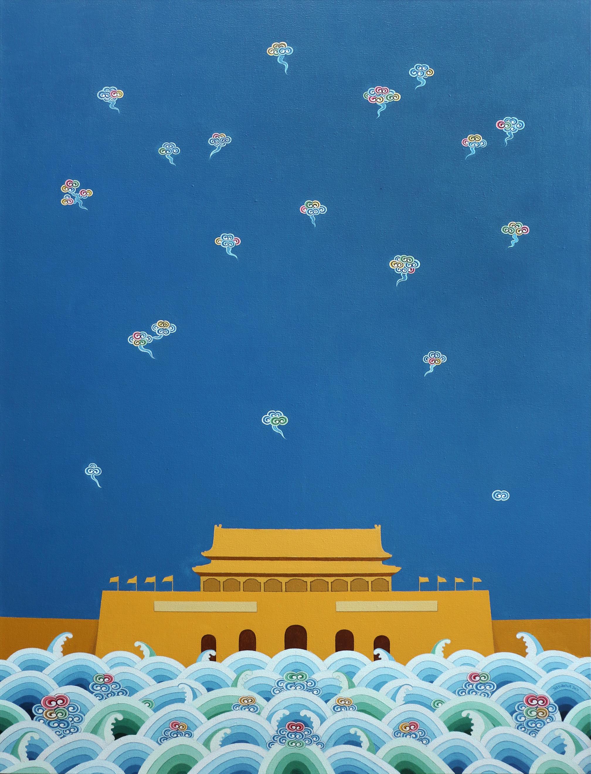 Zeitgenössische chinesische Kunst von Jia Yuan-Hua - Propitious
