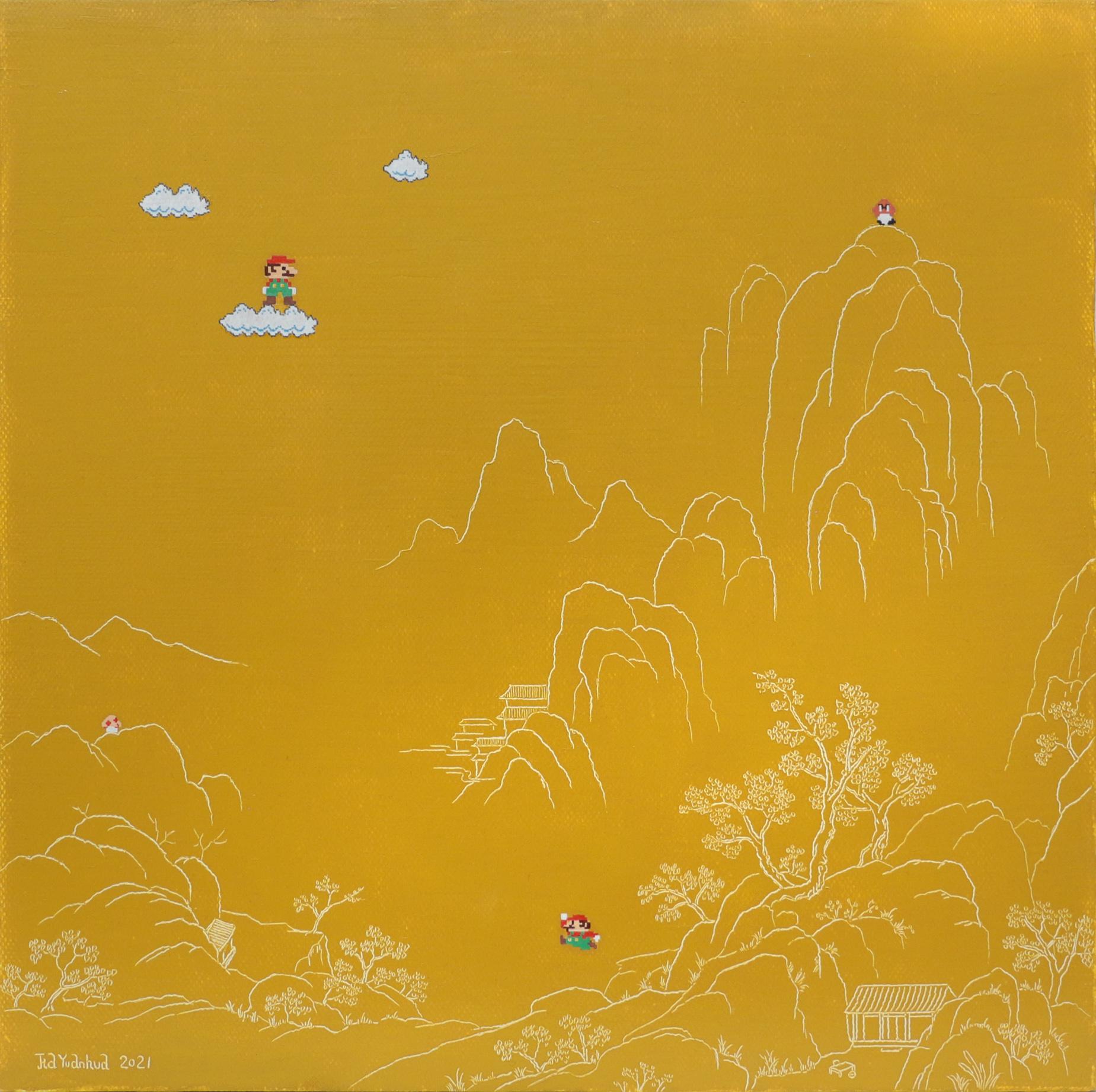 Chinesische zeitgenössische Kunst von Jia Yuan-Hua – Unbekannte Welt Nr.6