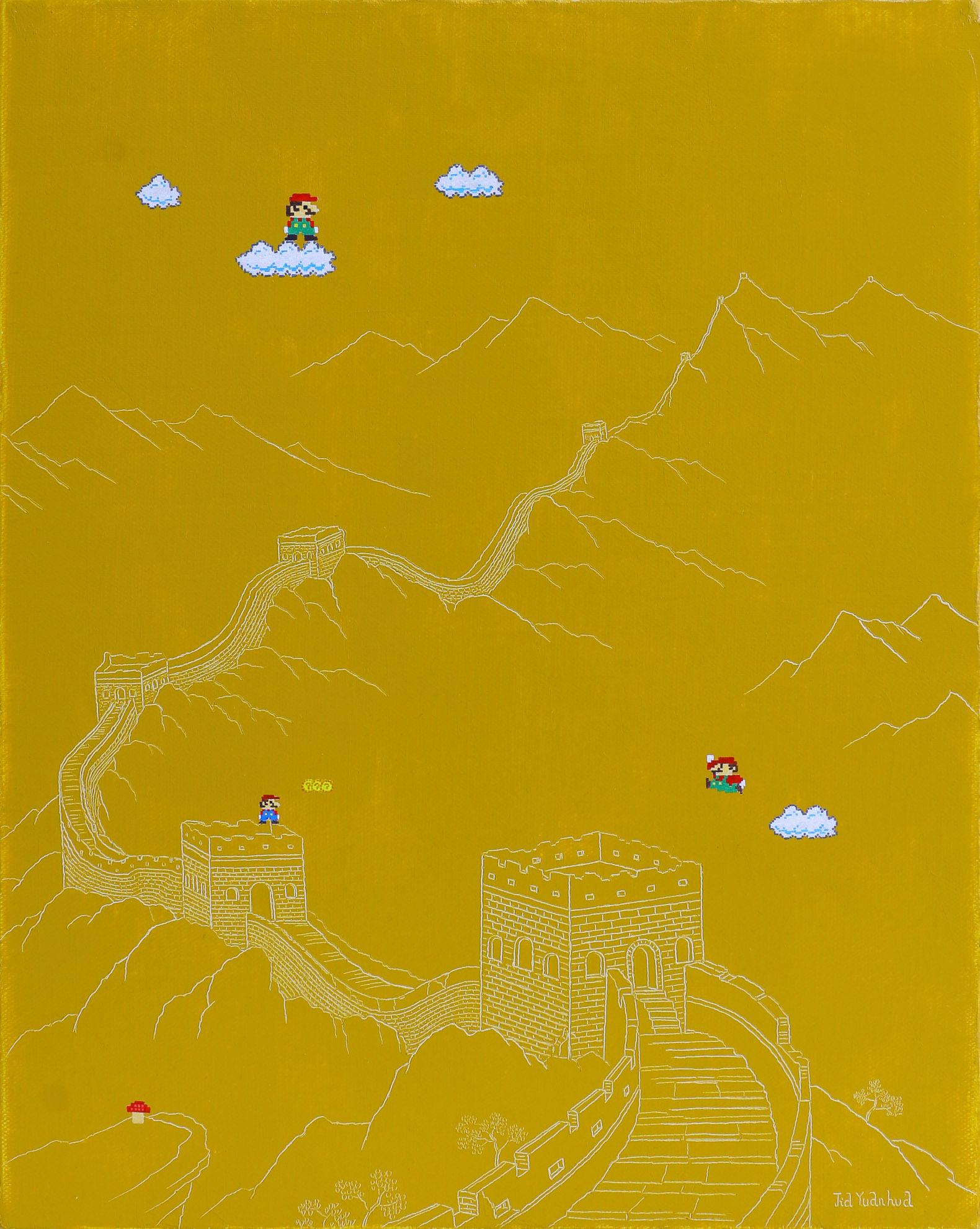 Zeitgenössische chinesische Kunst von Jia Yuan-Hua - Unknown World No.7 im Angebot 3