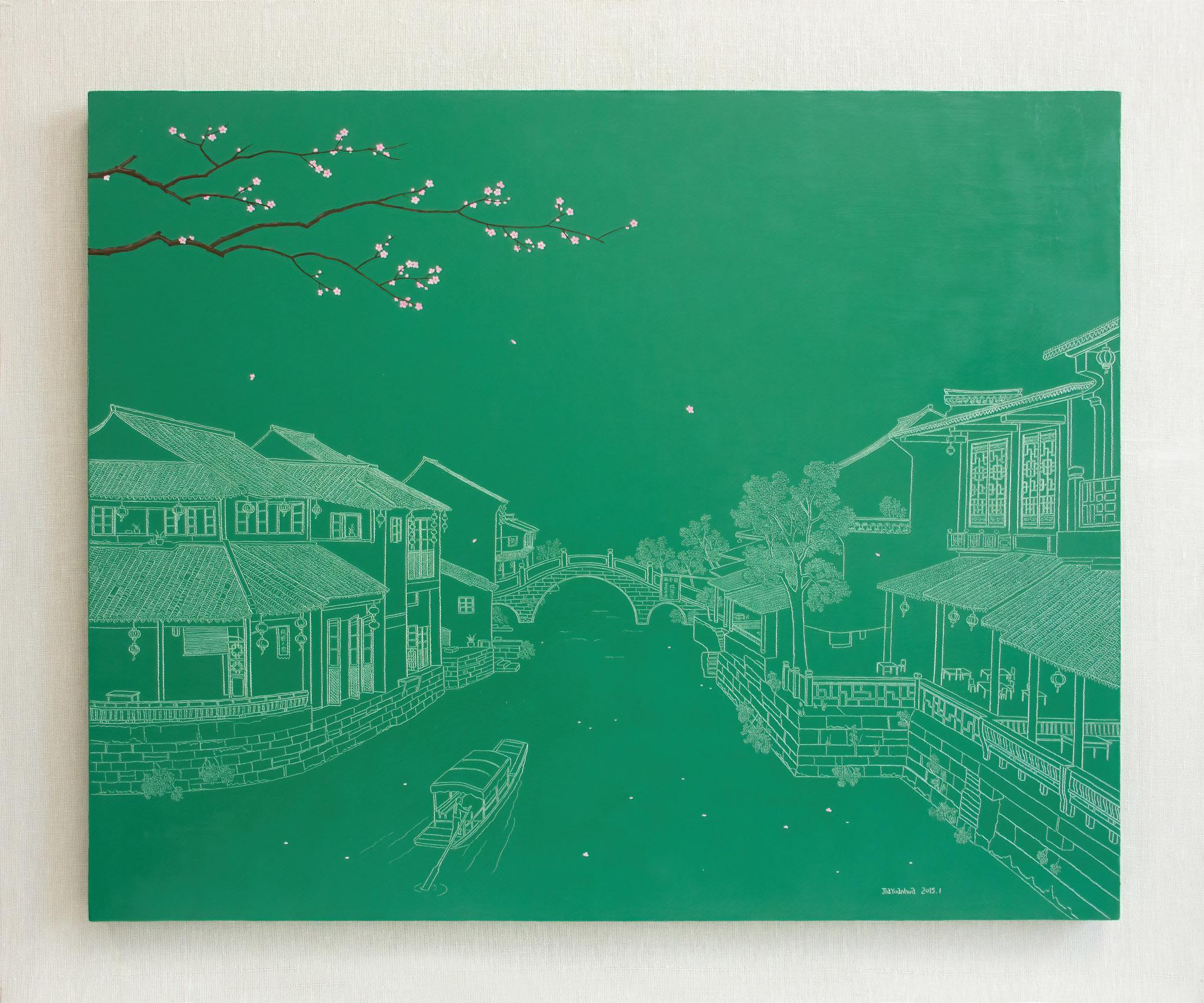 Chinese Contemporary Art by Jia Yuan-Hua - Xitang Water Town For Sale 5