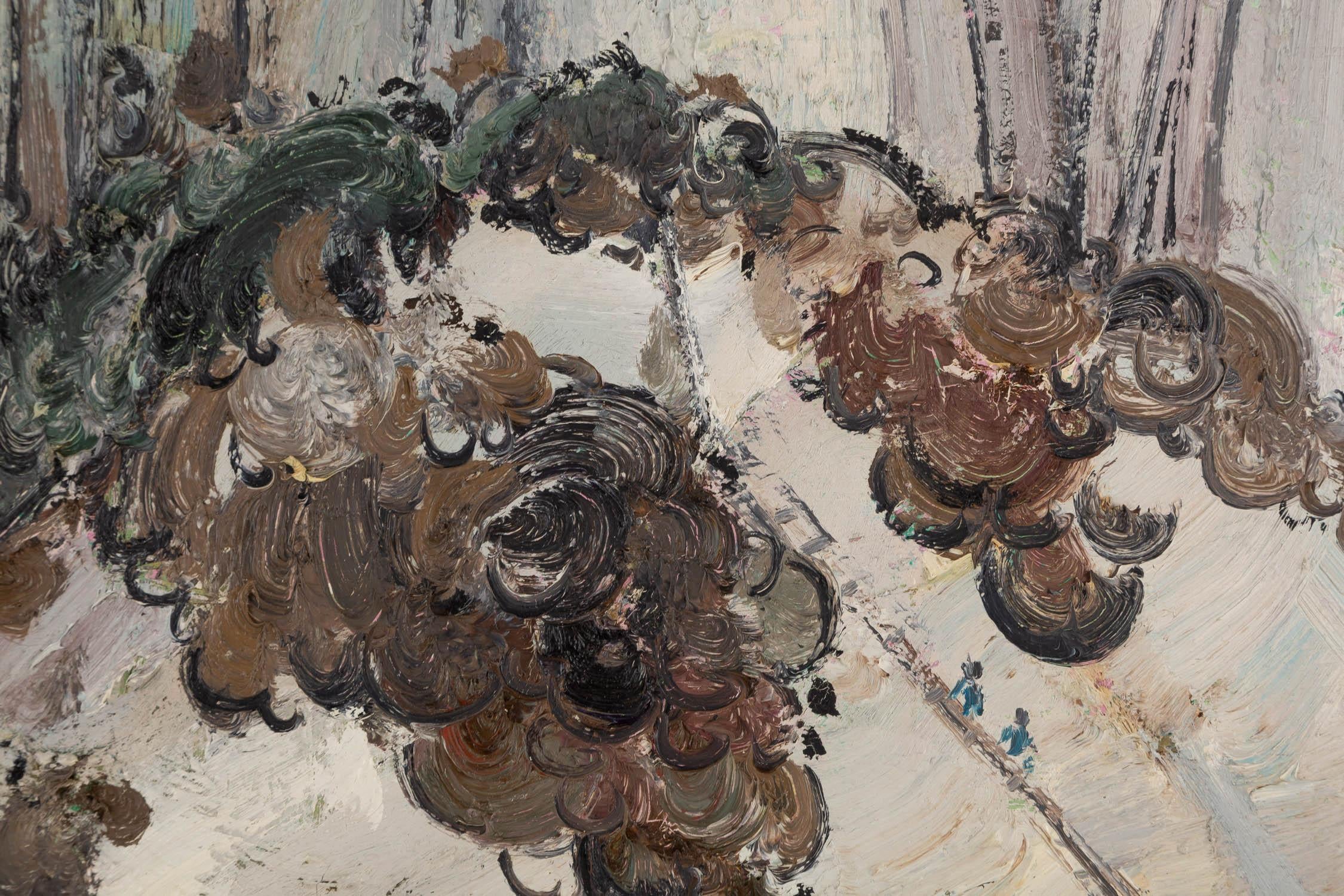 Jiabang Kang Impressionist Original Ölgemälde 