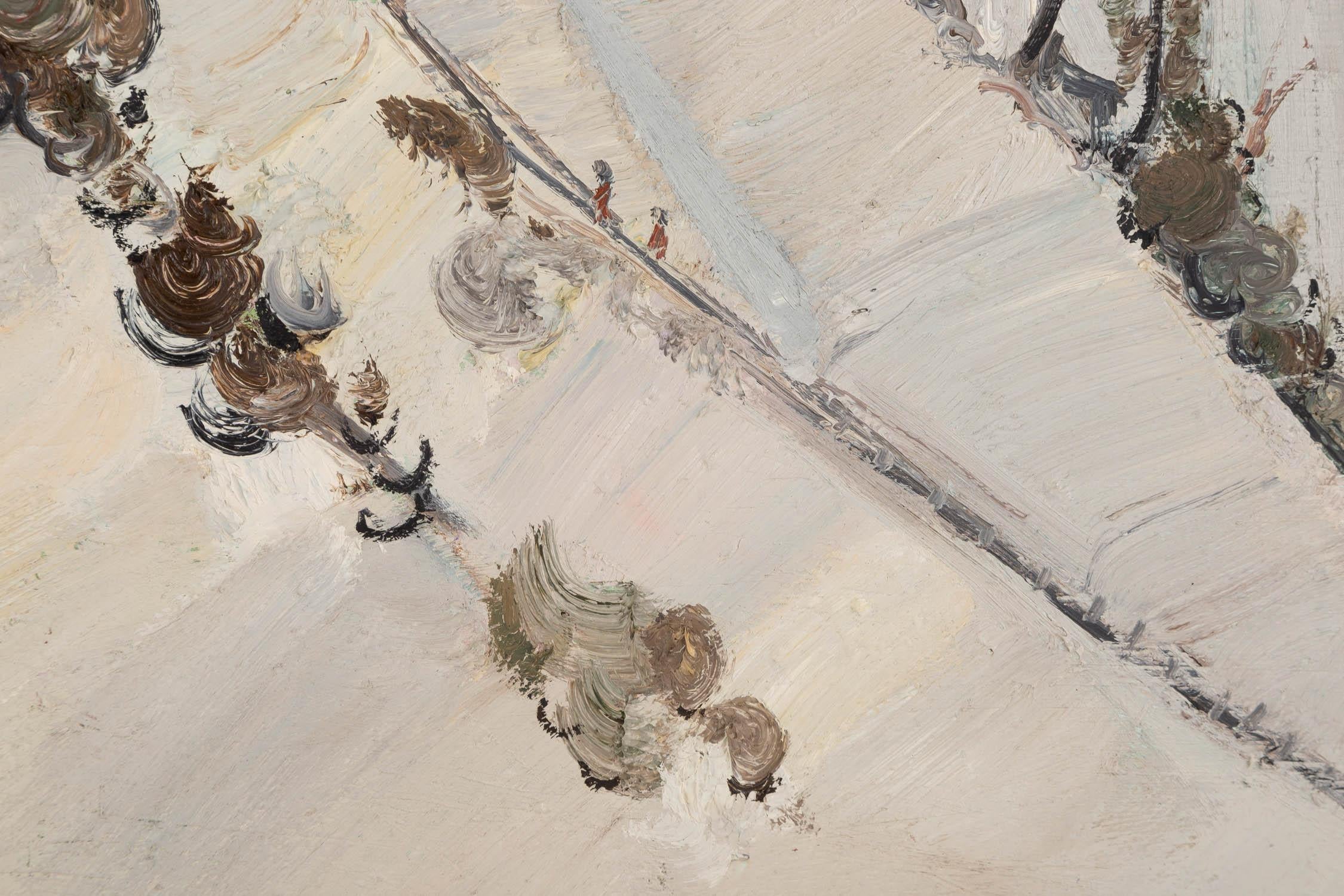 Jiabang Kang Impressionist Original Ölgemälde 