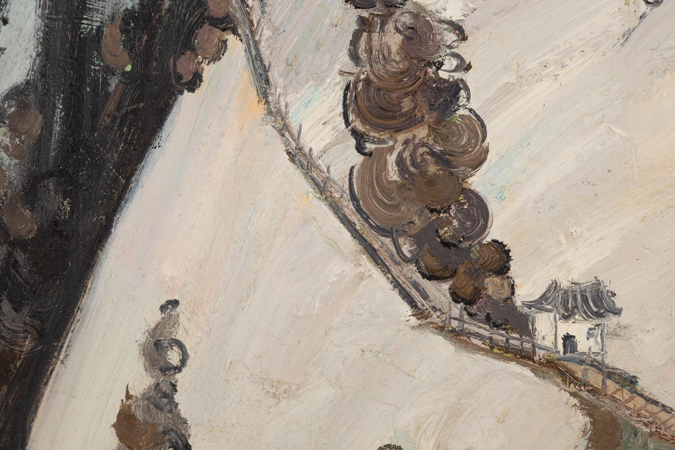 Jiabang Kang Impressionist Original Ölgemälde 