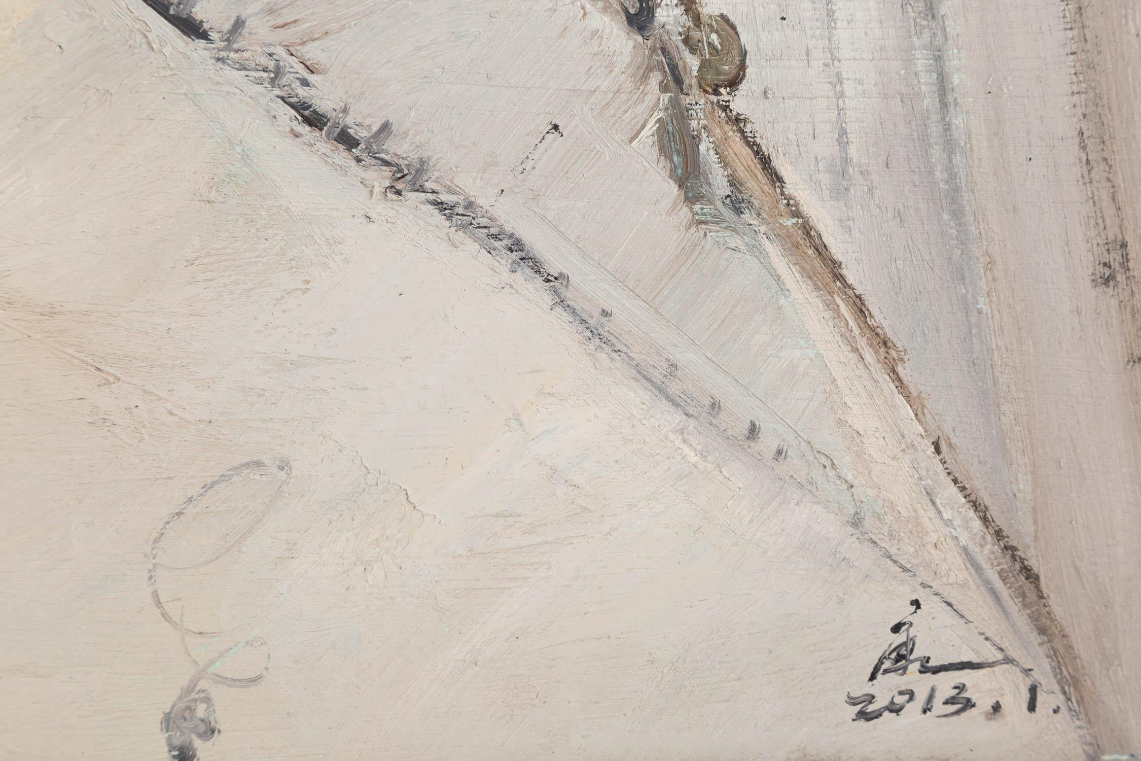 Jiabang Kang Impressionist Original Ölgemälde 