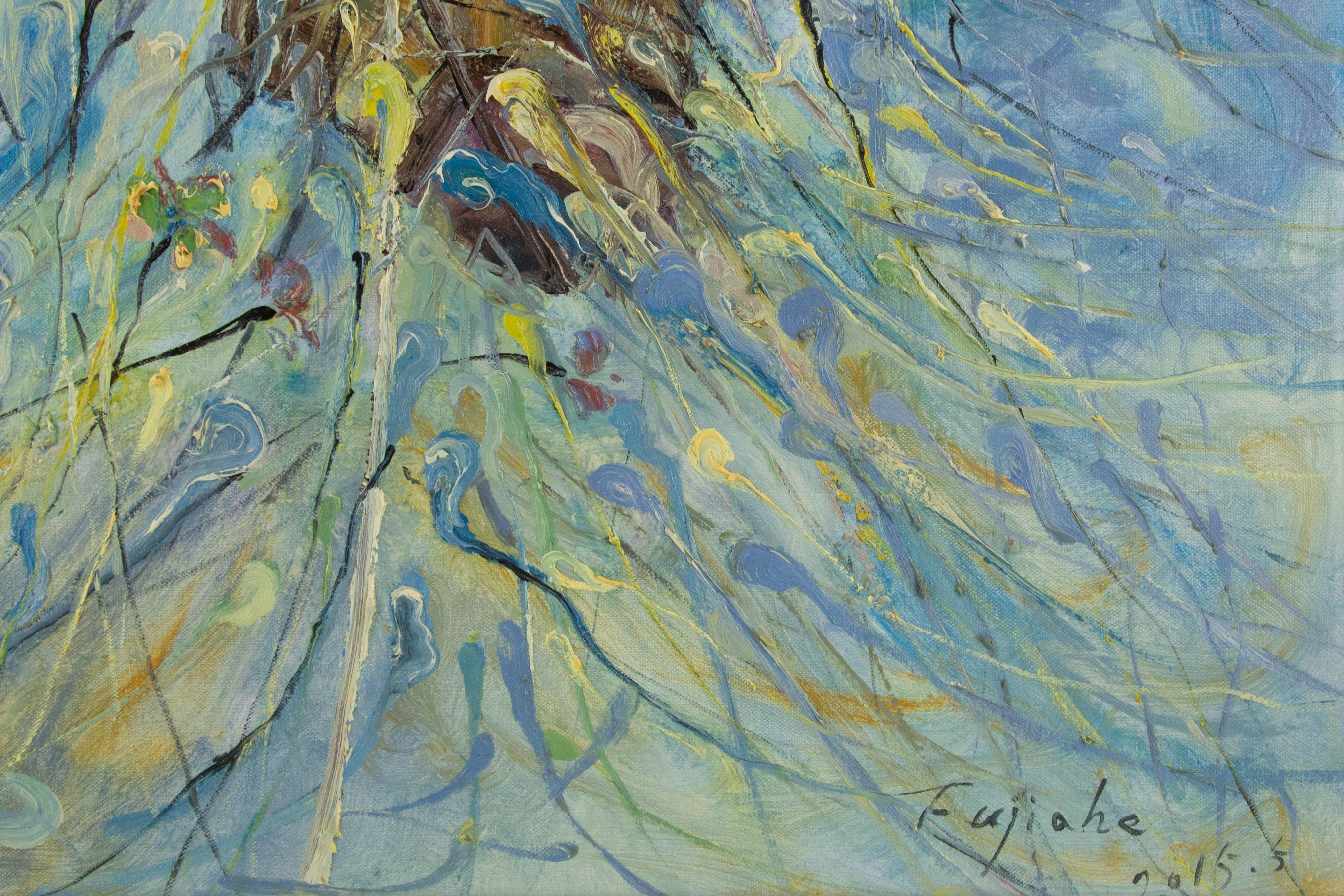 Jiahe Fu Abstrakt Original Öl auf Leinwand 