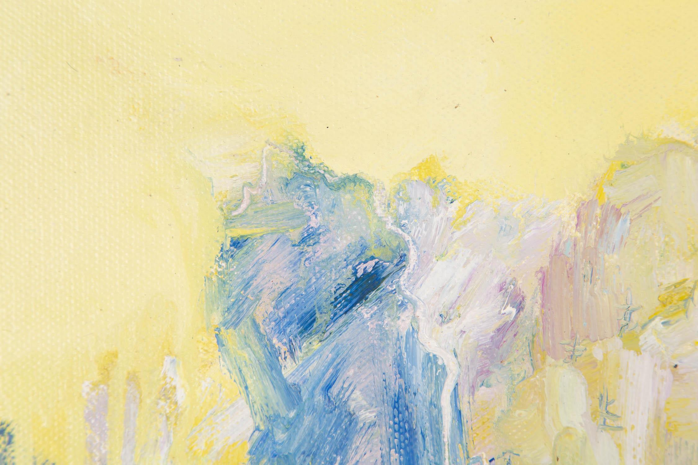 Jiahe Fu Landscape Original Oil On Canvas 