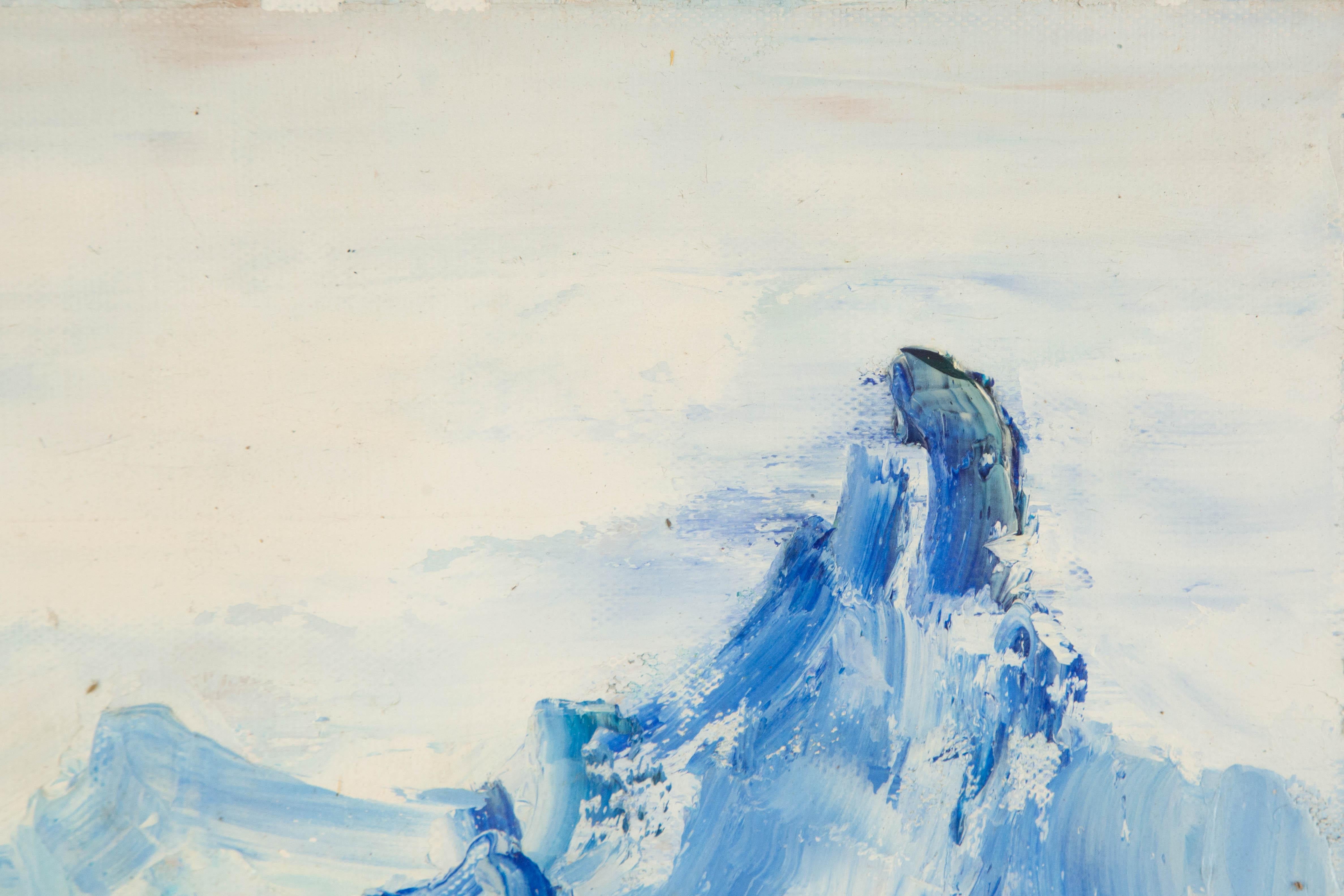 Jiahe Fu Landscape Original Oil On Canvas 