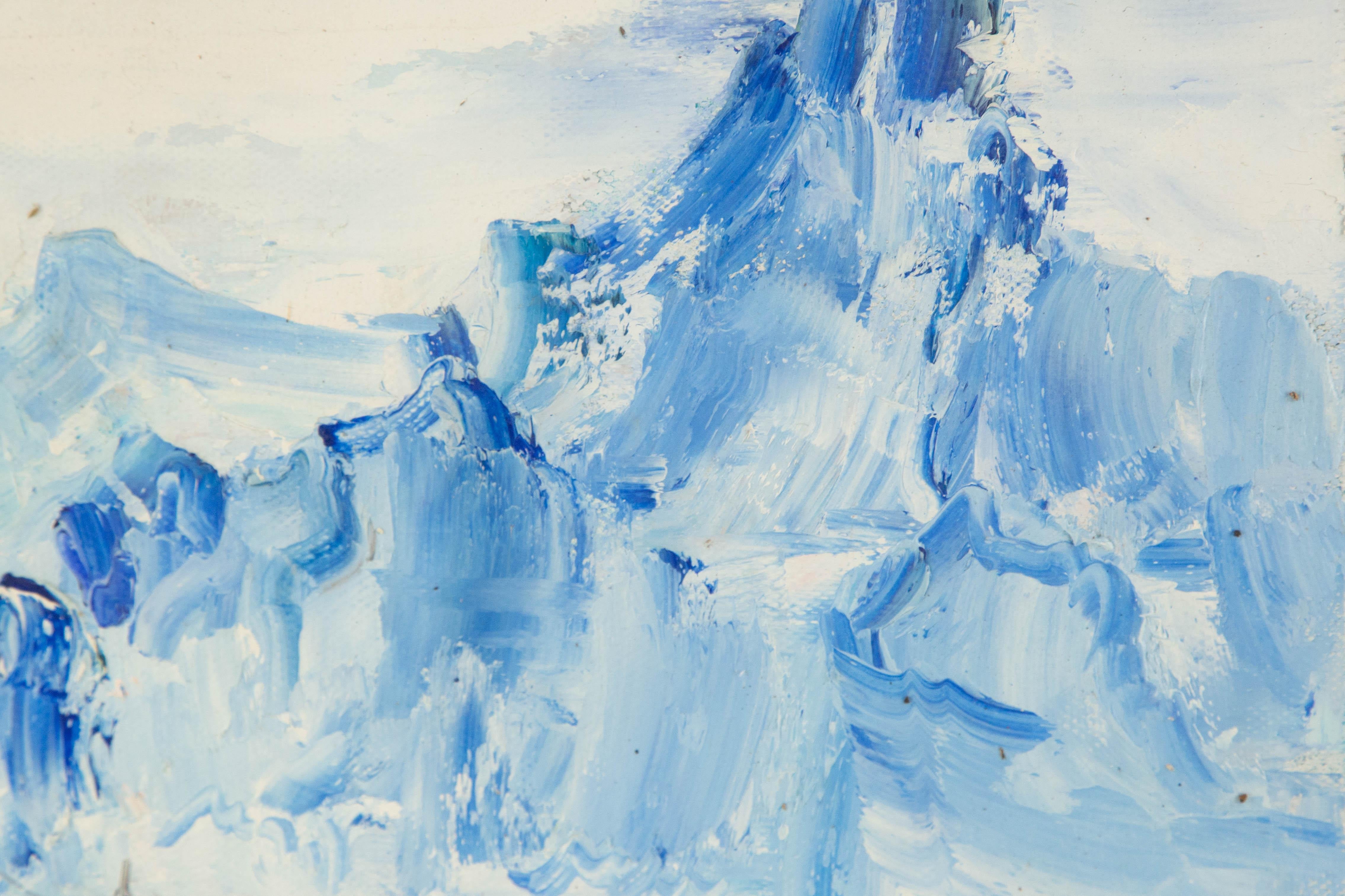 Jiahe Fu Landscape Original Oil On Canvas 