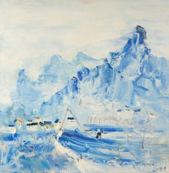 Jiahe Fu Landschaft Original Öl auf Leinwand "Das Nichts XI"