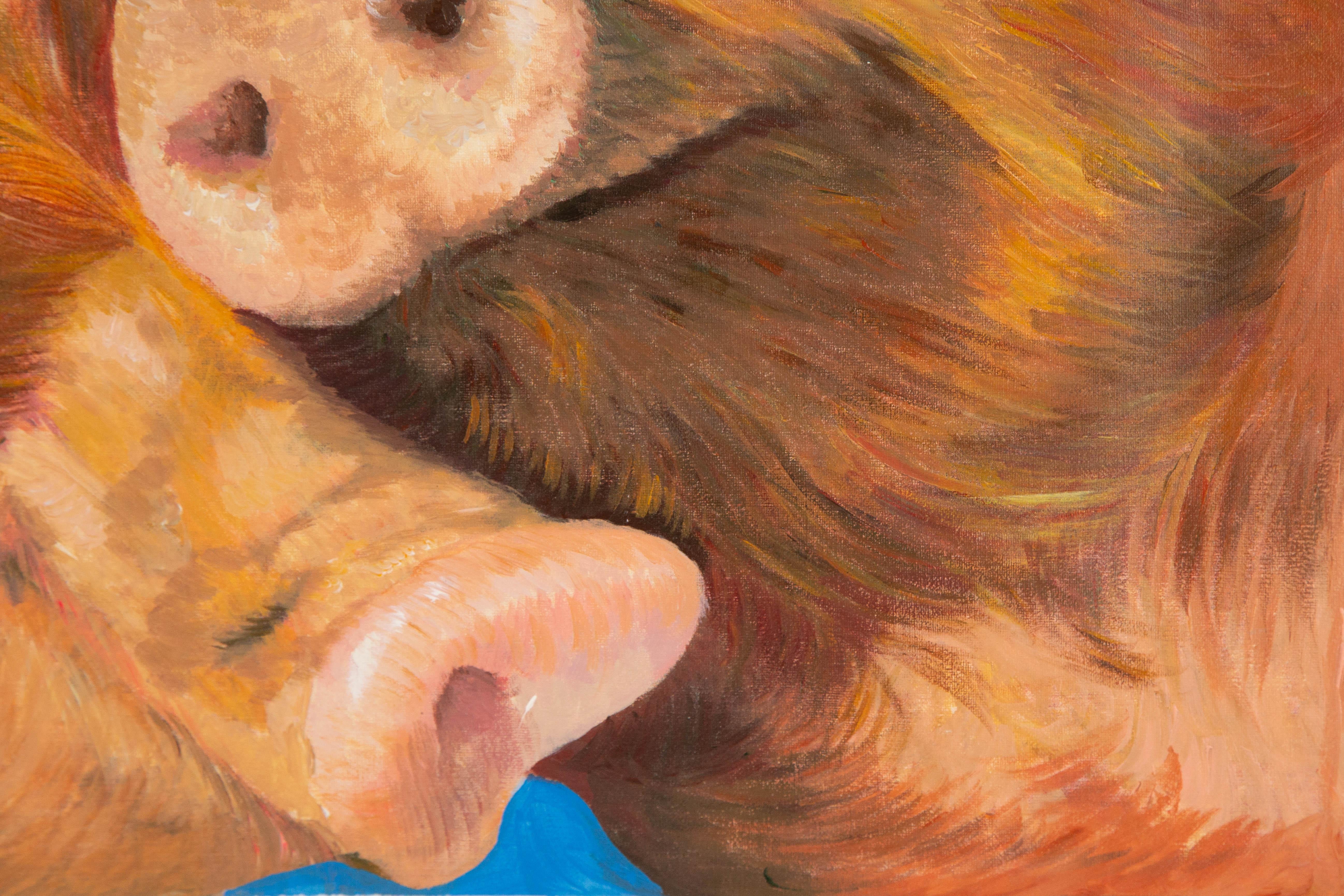 Jiali Chen Animal Original Oil On Canvas 