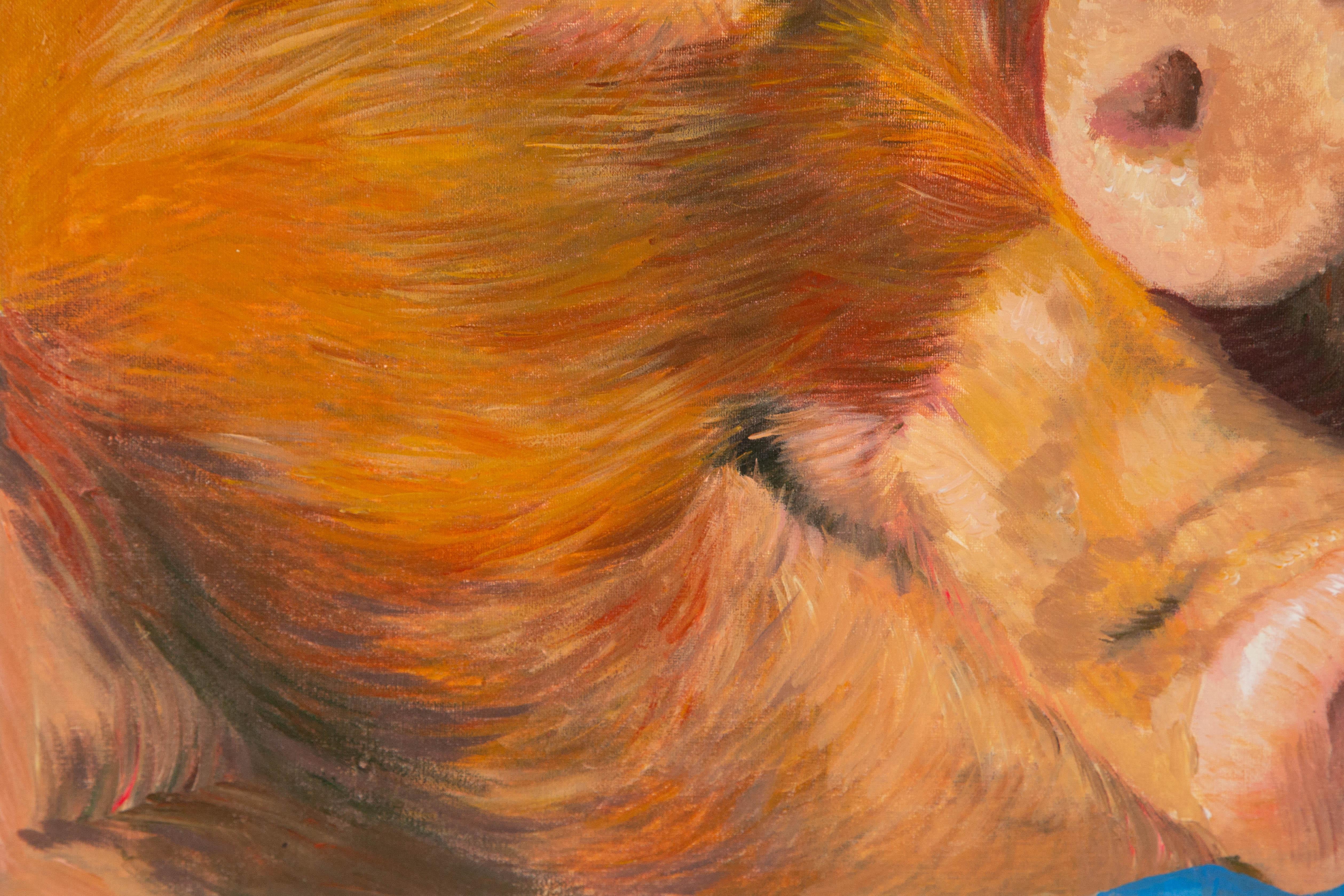 Jiali Chen Animal Original Oil On Canvas 