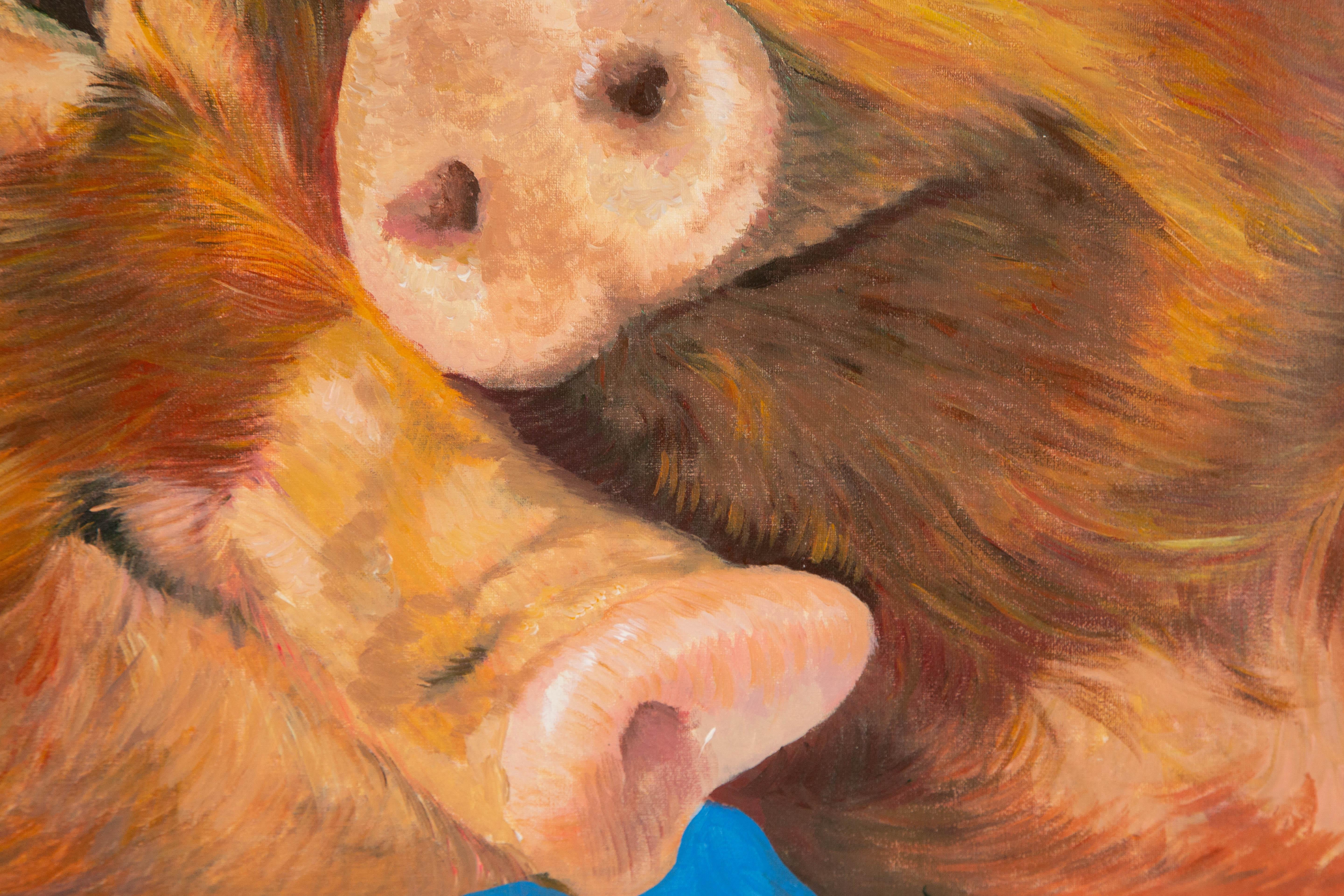 Jiali Chen Animal Original Oil On Canvas 