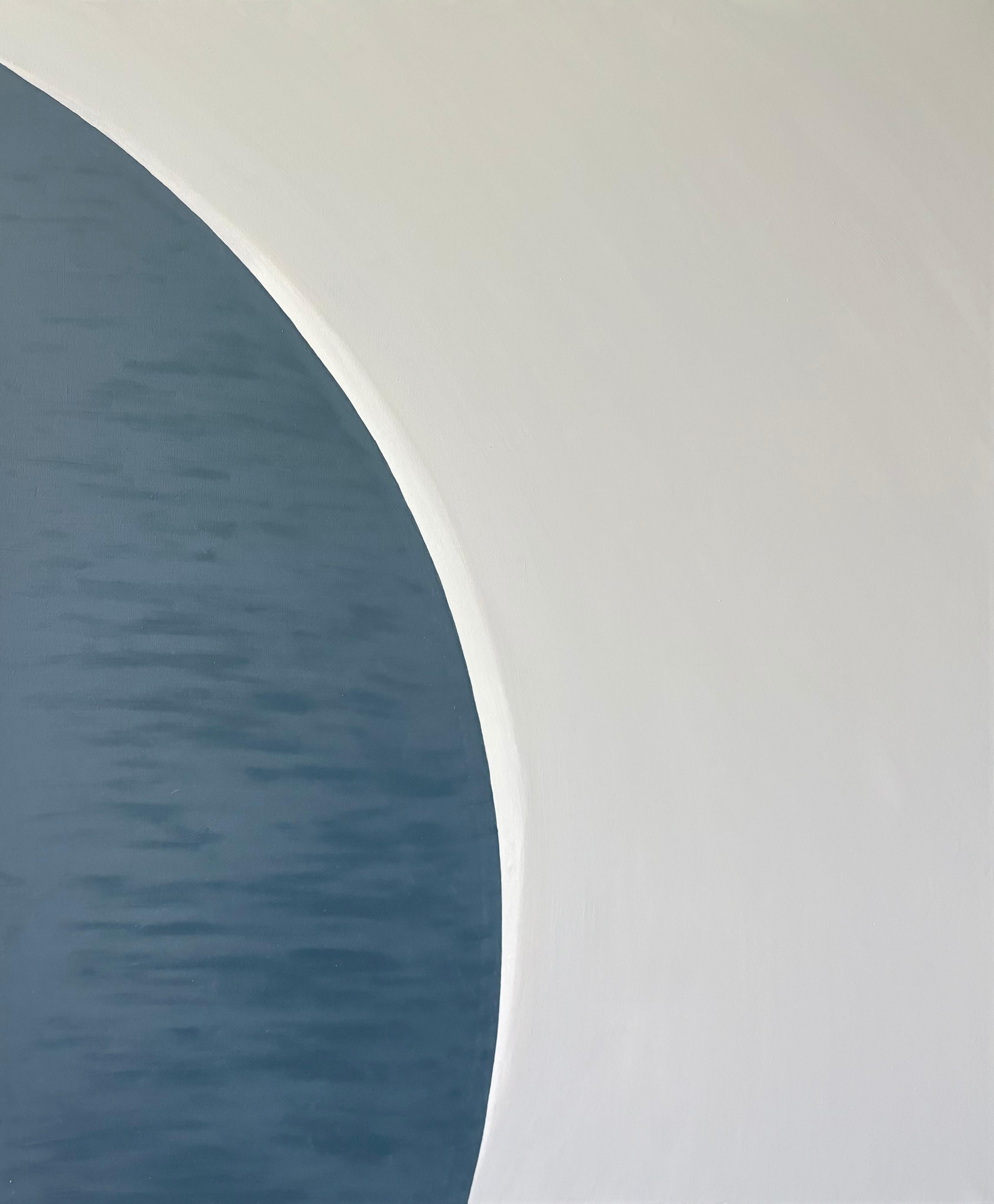Fragments Monument VII Before the Circle, Abstract Oil Painting