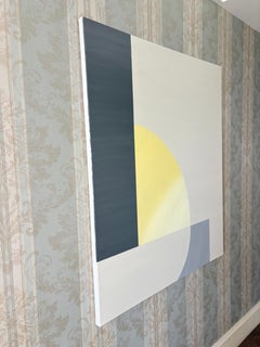 Fragments Monument VIII Quiet Arrival, Abstract Oil Painting