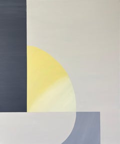 Fragments Monument VIII Quiet Arrival, Abstract Oil Painting