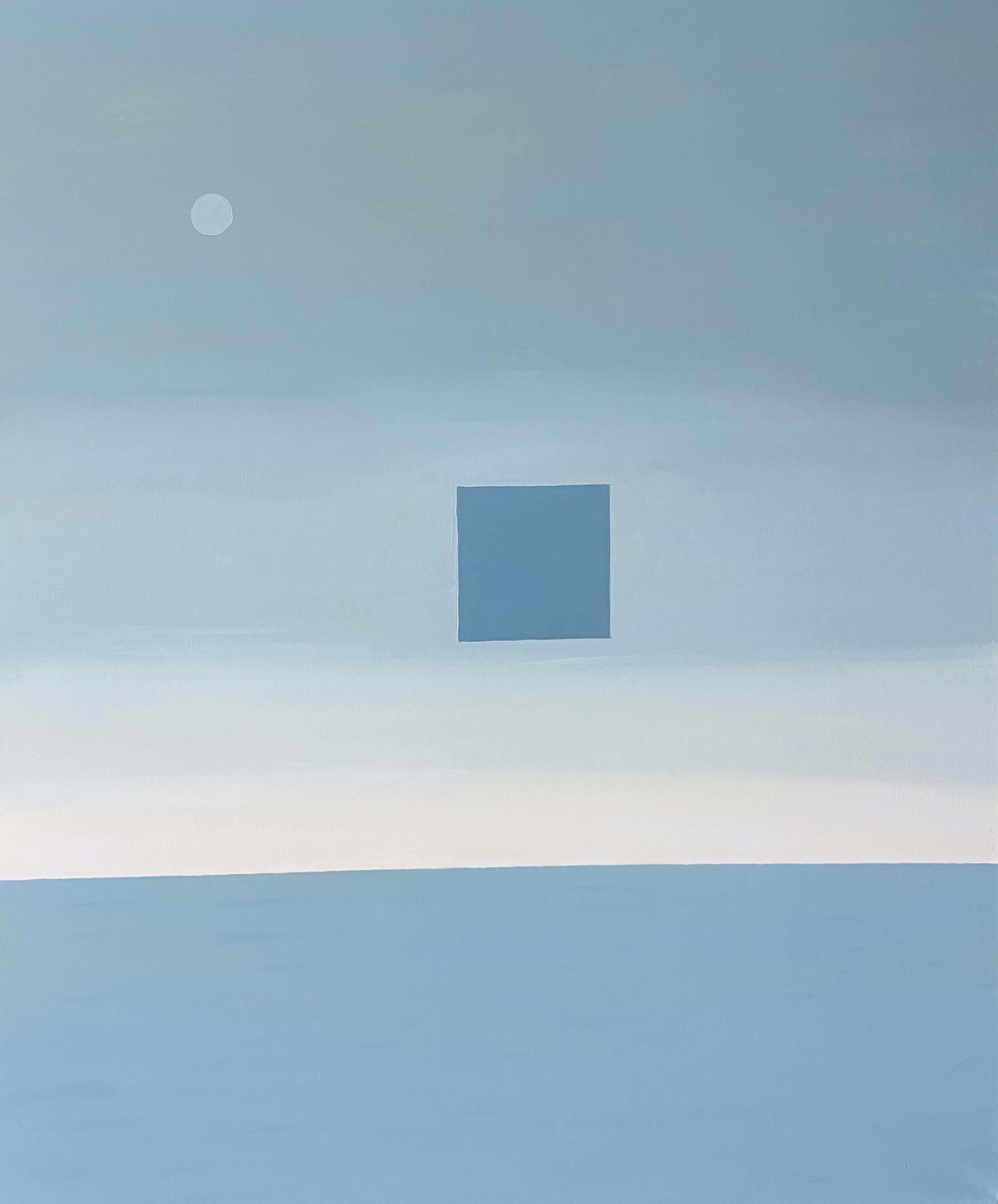 Fragments Monument XI Island Without Time, Abstract Oil Painting