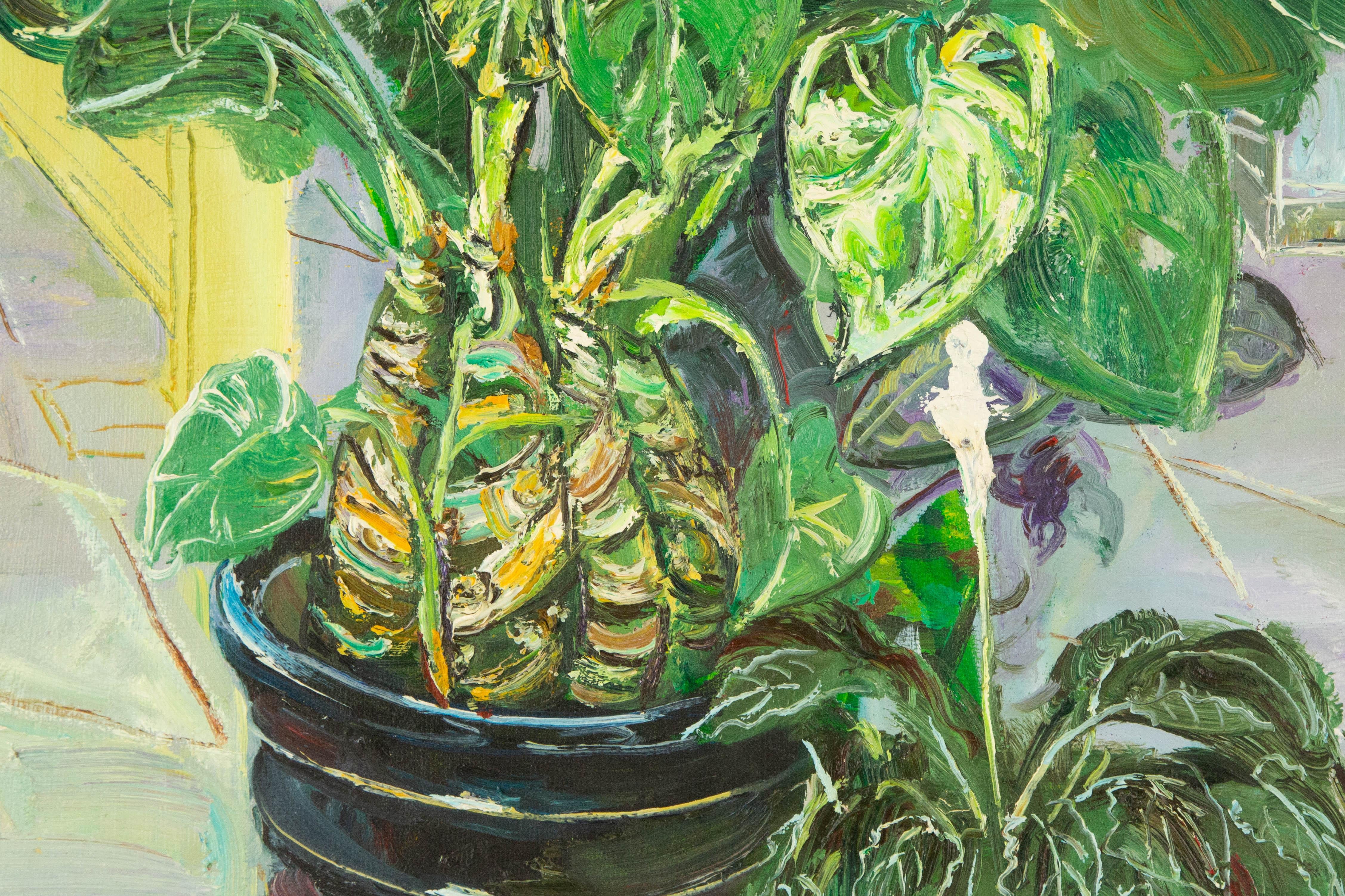 Jian Zhang Still Life Original Oil On Canvas 