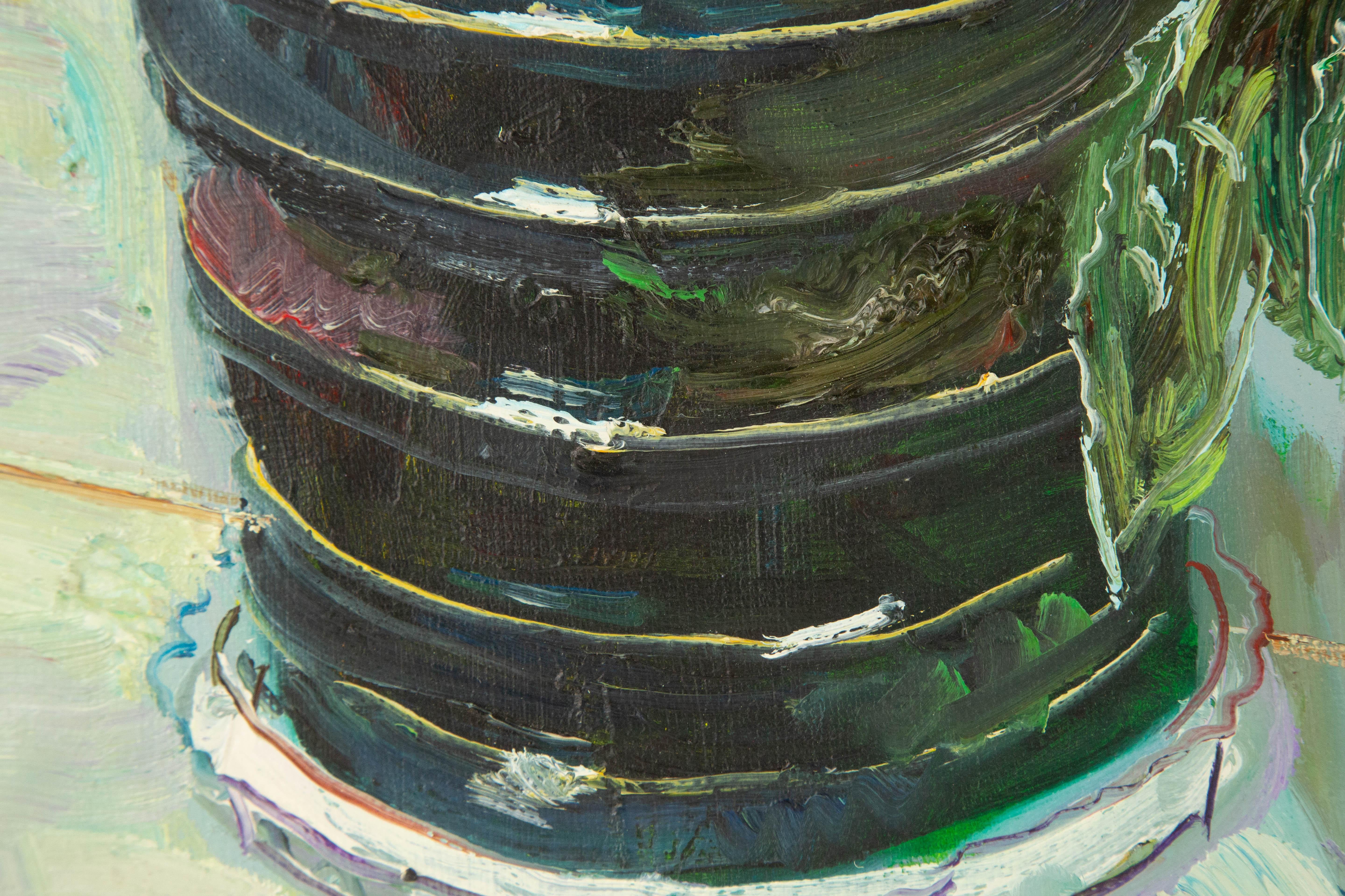 Jian Zhang Still Life Original Oil On Canvas 