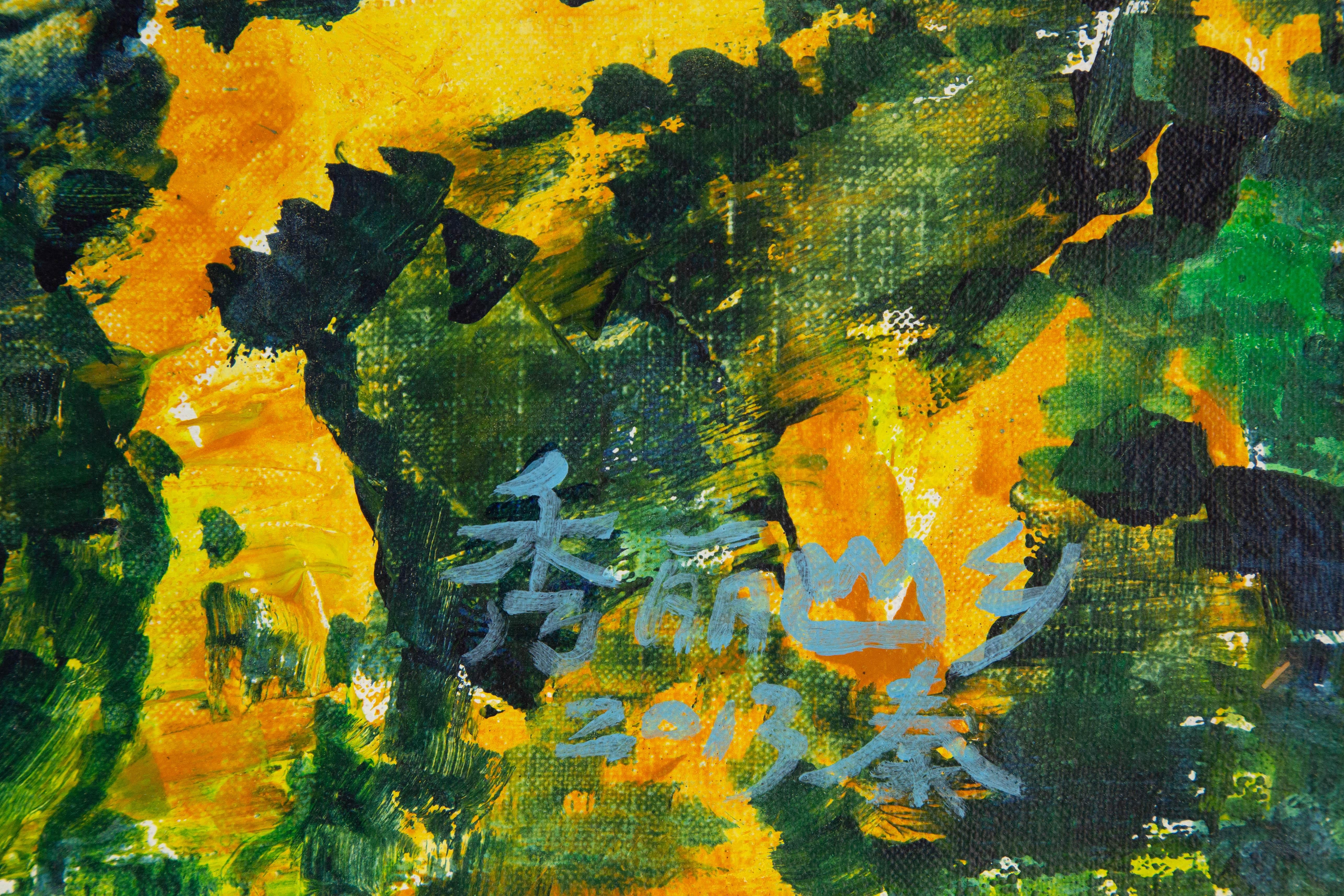 Jianchuan Qin Contemporary Original Öl auf Leinwand 