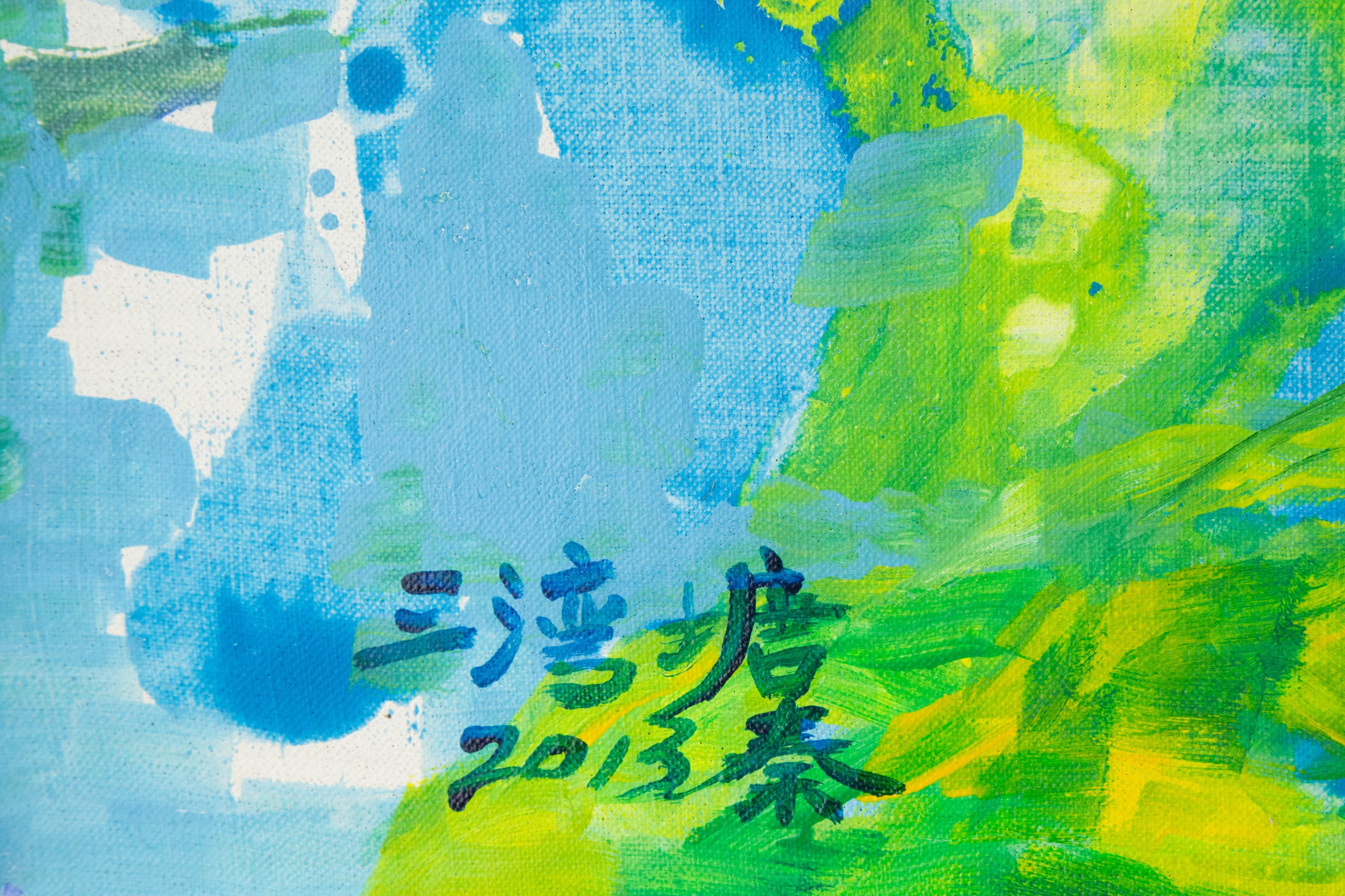 Jianchuan Qin Contemporary Original Öl auf Leinwand 