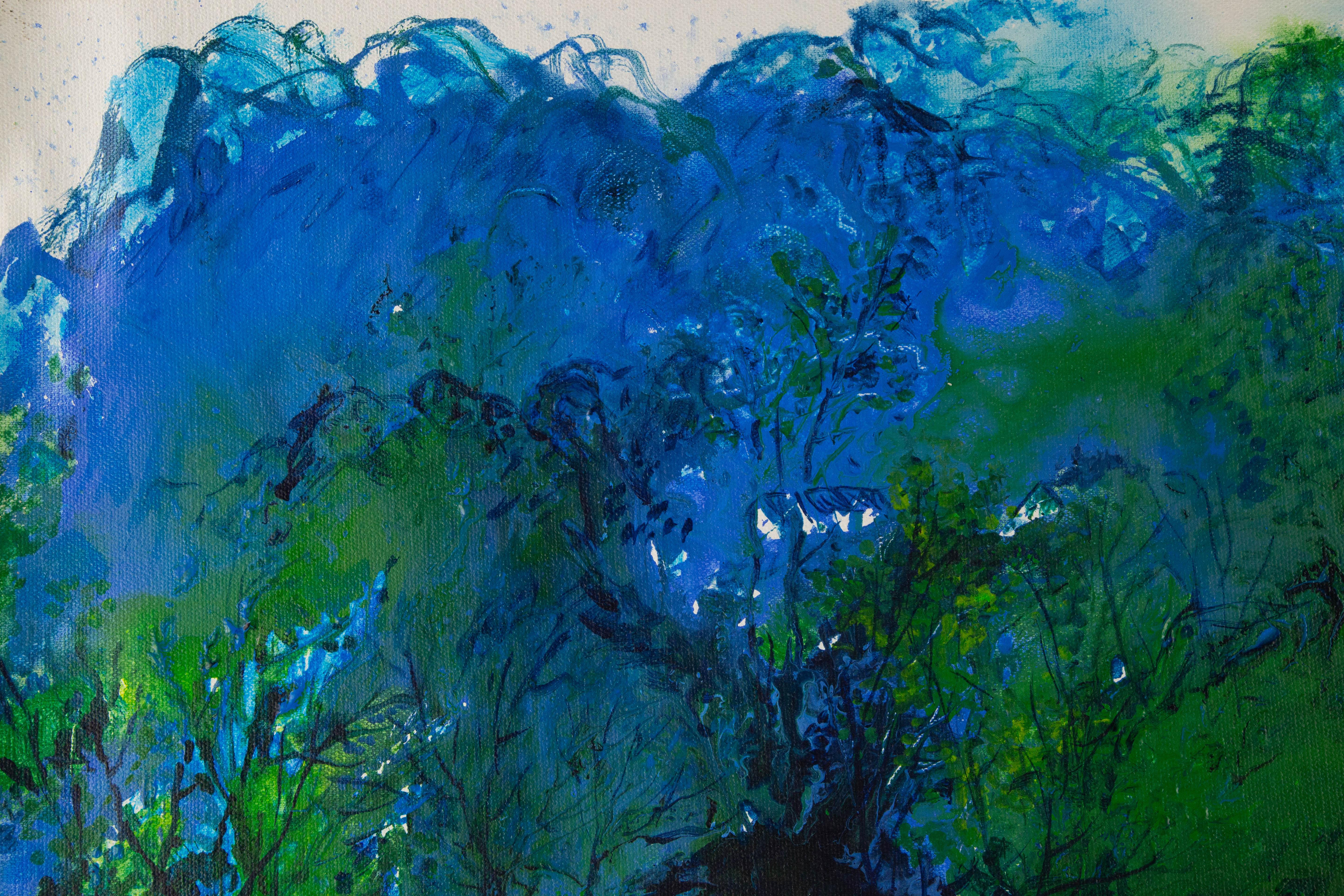 Jianchuan Qin Pittura a olio originale contemporanea 