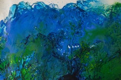 Jianchuan Qin Pittura a olio originale contemporanea "Solo il desiderio di restare".