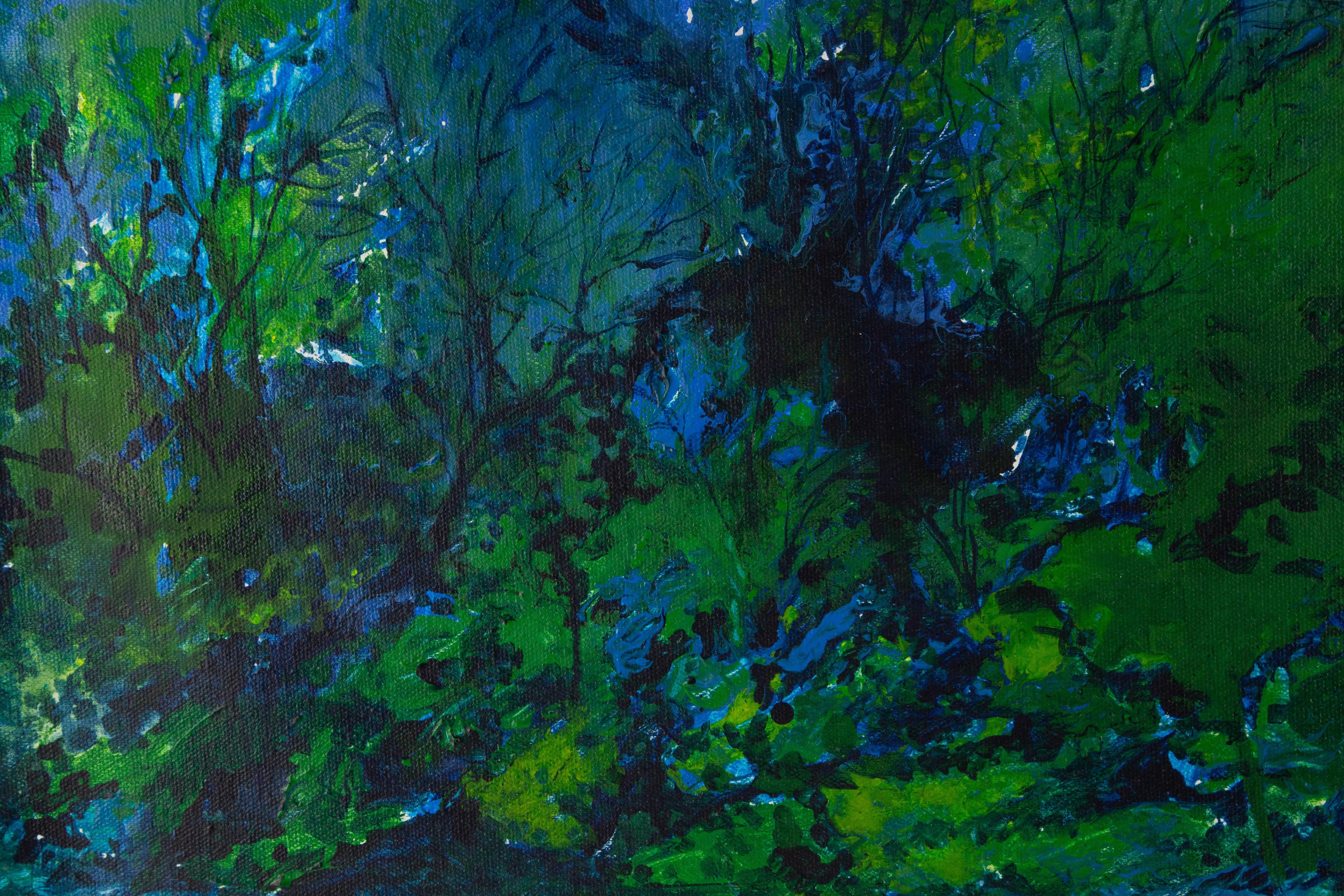 Jianchuan Qin Pittura a olio originale contemporanea 