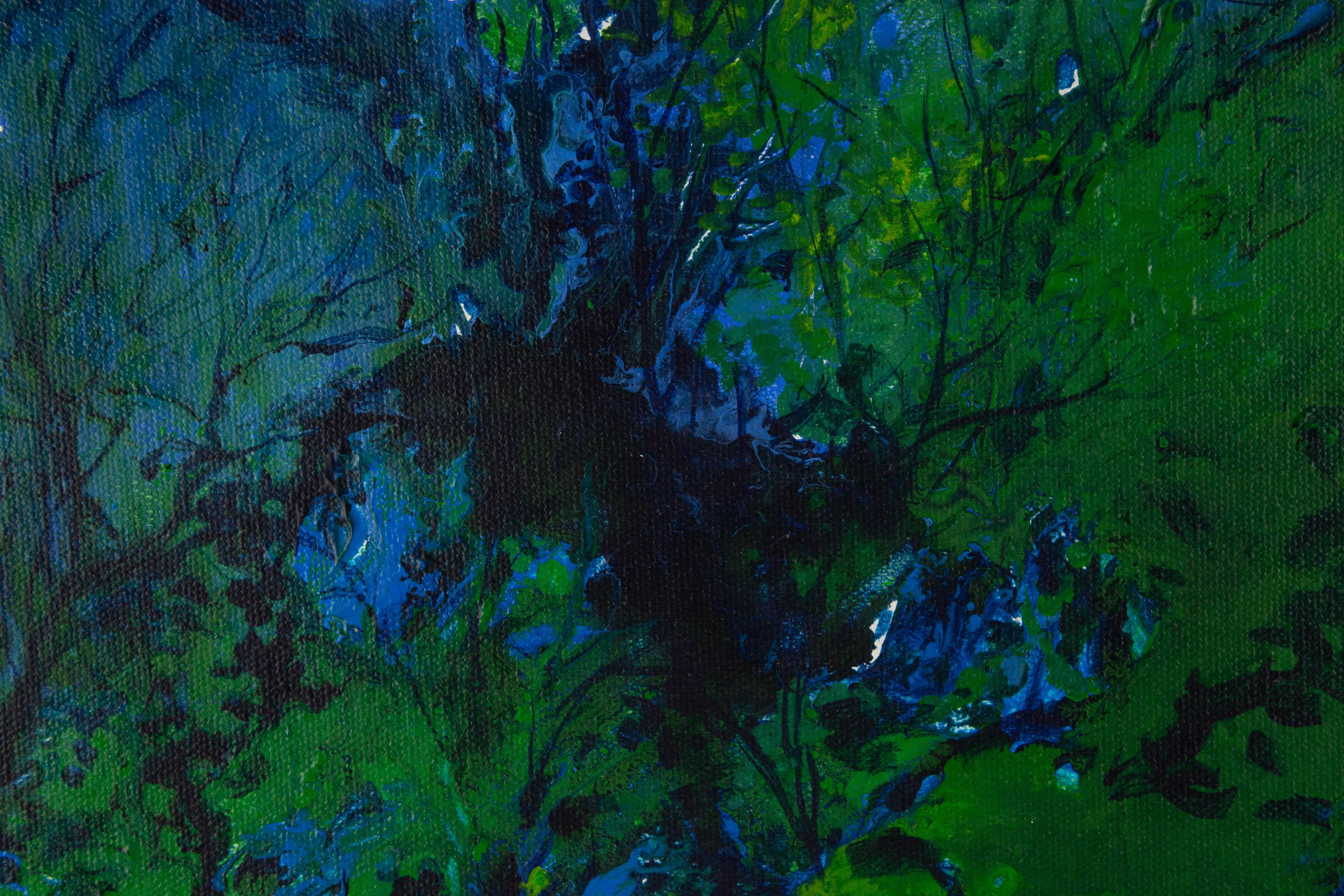 Jianchuan Qin Pittura a olio originale contemporanea 