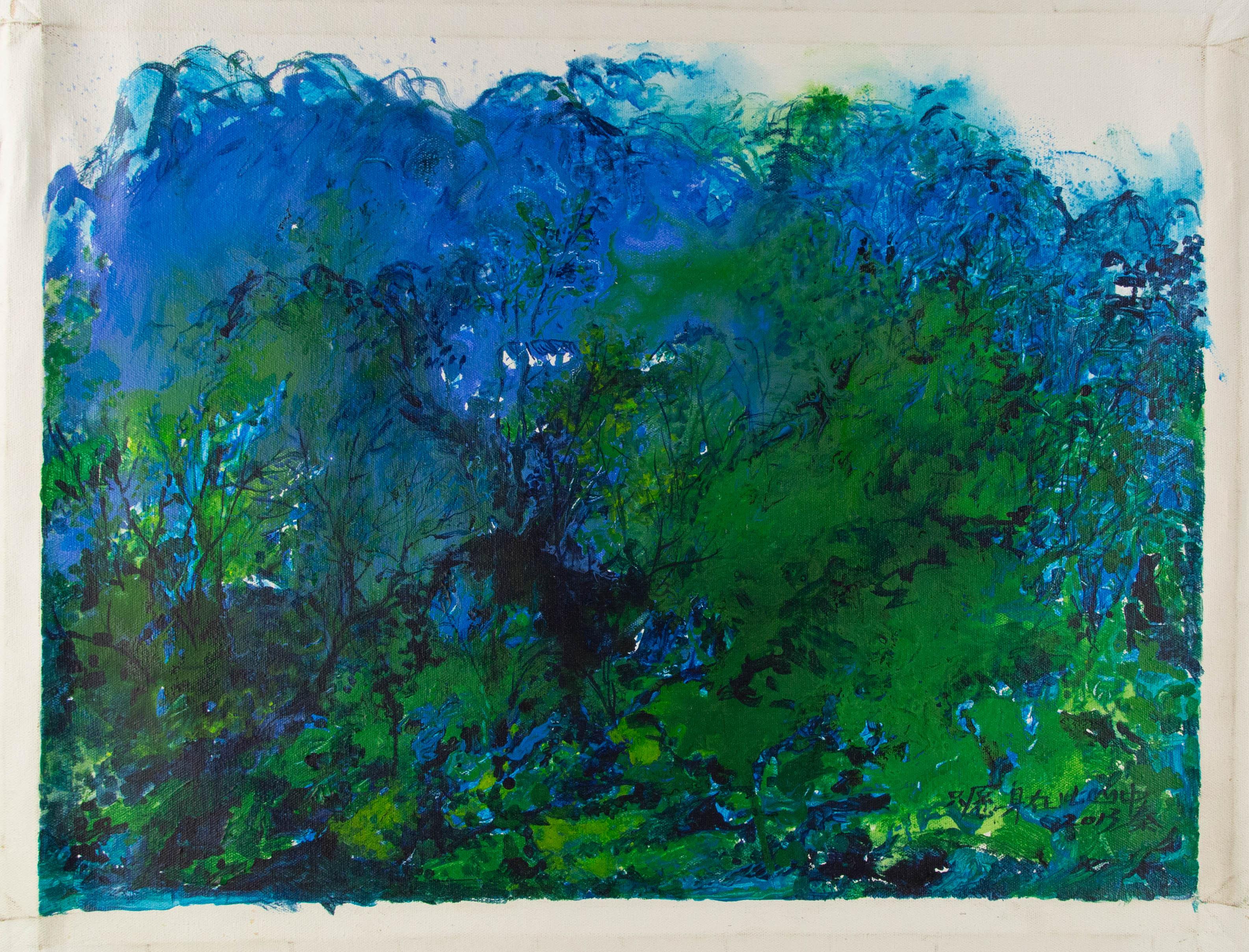 Jianchuan Qin Pittura a olio originale contemporanea 