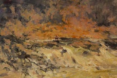 Jianfeng Lu Landscape Original Oil On Canvas "Memory III"