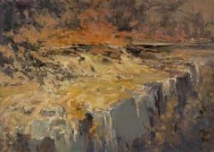 Jianfeng Lu Paisaje Original Óleo Sobre Lienzo "Memoria III"