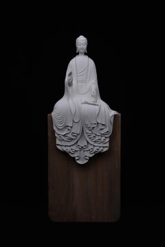 Contemporary Budhha Sculpture, Sakyamuni in Semi-lotus Posture