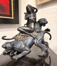 Mountain Ghost Two Panthers & Woman