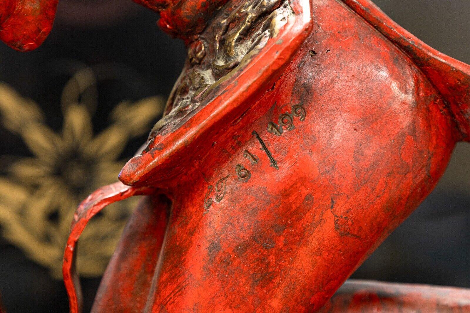 Bronzo Jiang Tie Feng Scultura in bronzo Danza al chiaro di luna in vendita