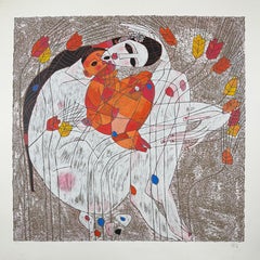 Mother and Child, by Jiang Tie-Feng