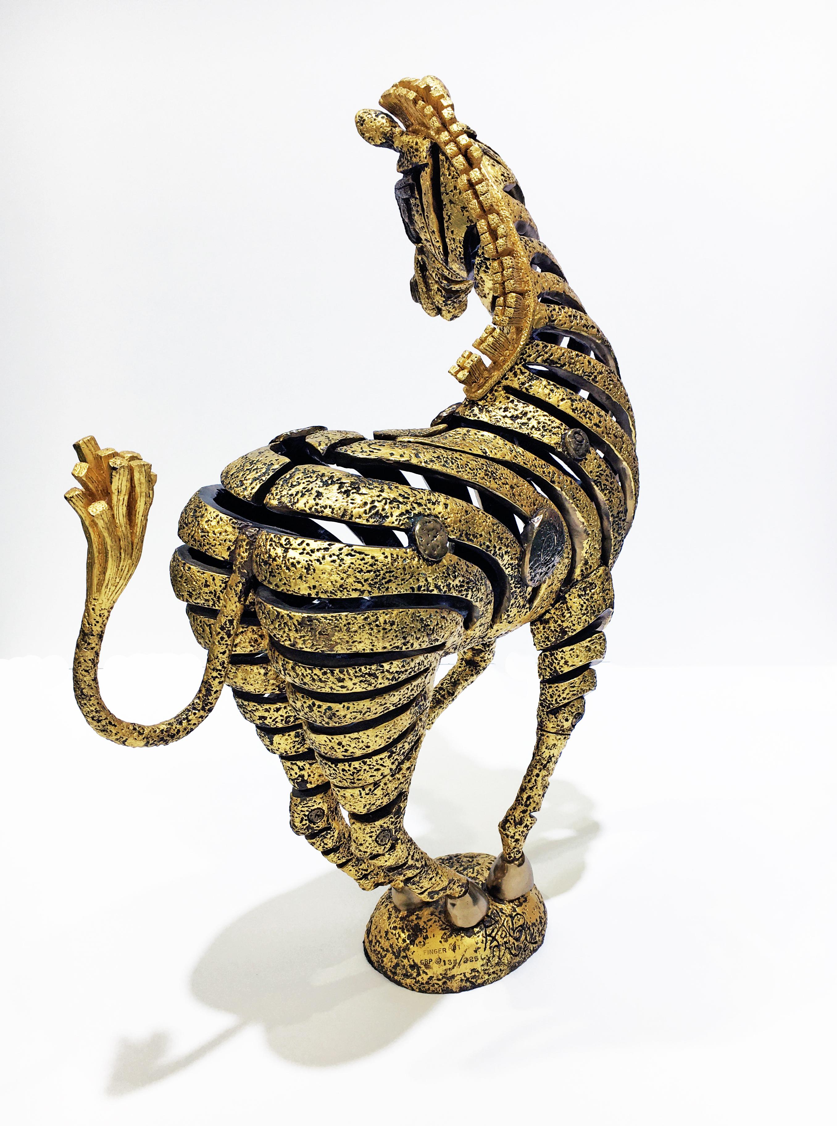 ZEBRA (SCULPTURE) - Sculpture by Jiang Tie Feng