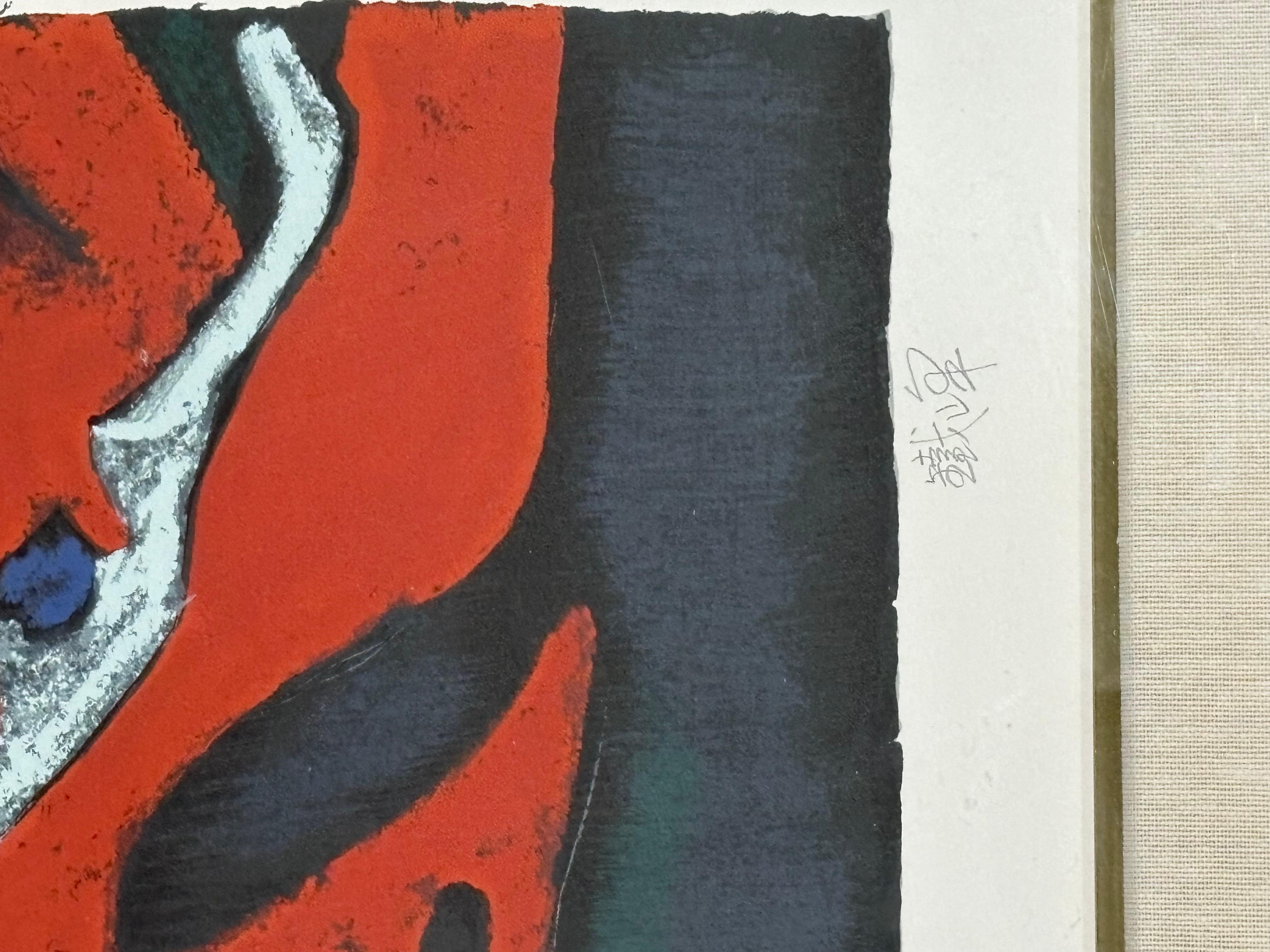 Questa squisita opera d'arte di Jiang Tie Feng è un vero capolavoro. Creata negli anni '80, questa stampa in edizione limitata su carta d'arte è firmata a mano e rappresenta un'aggiunta straordinaria a qualsiasi collezione d'arte. La firma